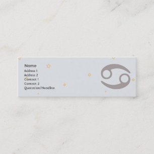 Carte De Visite Mini Cancer - maigre