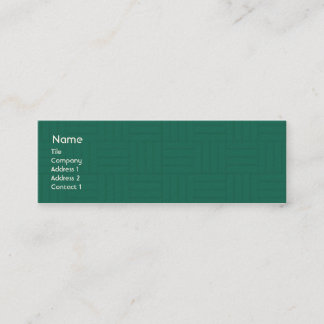 Carte De Visite Mini Carrelage vert - Fin