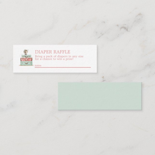 Carte De Visite Mini Carte Mini Boîtier Moissonneuse Thème Voyage  (Devant / Derrière)