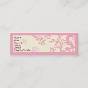 Carte De Visite Mini Cerisiers en fleurs - maigres