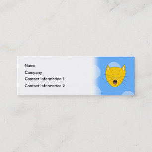 Carte De Visite Mini Chant de chat