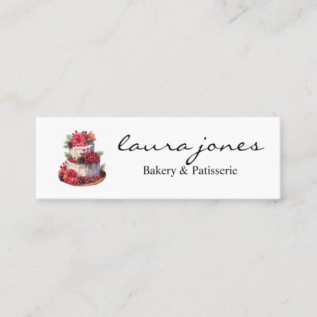Carte De Visite Mini Charcuterie pâtisserie pâtisserie pâtisserie pâtis (Devant)