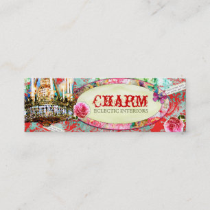 Carte De Visite Mini Charme vintage minable de CHROMATOGRAPHIE GAZEUSE