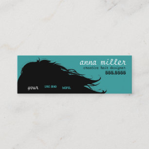 Carte De Visite Mini cheveux débordants mini