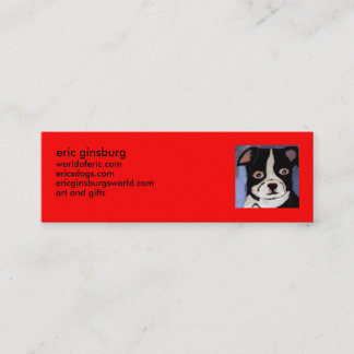Carte De Visite Mini chiens par le ginsburg d'Éric