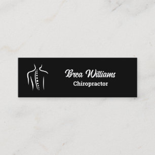 Carte De Visite Mini Chiropratique Chiropraticien Massage Manuel Thérap