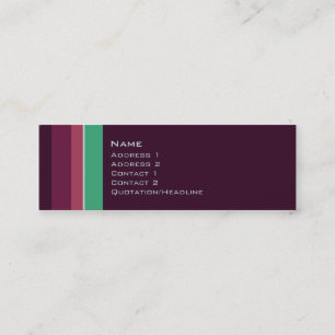 Carte De Visite Mini Choisit •  No. 0008