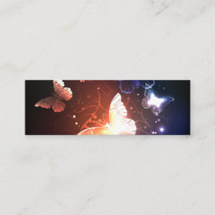 Carte De Visite Mini Clowing Night Butterflies