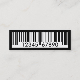 Carte De Visite Mini code barres