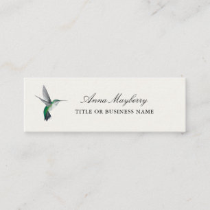 Carte De Visite Mini Colibri vert