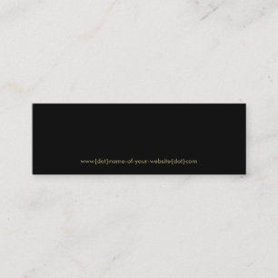 Carte De Visite Mini COM de nom-de-votre-site Web de WWW {point}
