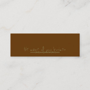 Carte De Visite Mini COM de yourbusiness de WWW {point} {point}