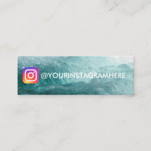 CARTE DE VISITE MINI CONCEPTION DE L'INSTAGRAM D'OCEAN WAVE