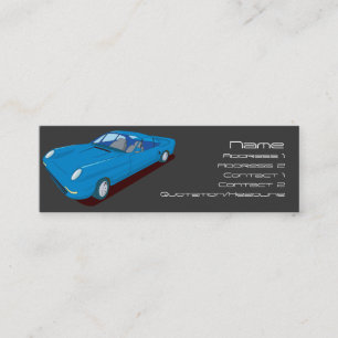 Carte De Visite Mini Conception mince de voiture de concept