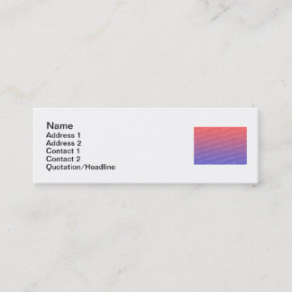Carte De Visite Mini Concevez votre propre