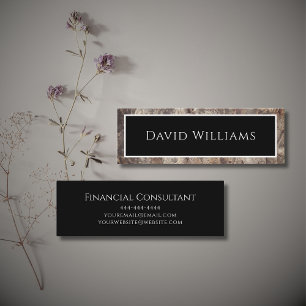 Carte De Visite Mini Consultant professionnel Marbre moderne