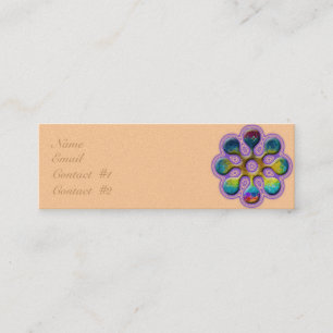 Carte De Visite Mini Contour de Lavendar de lucette