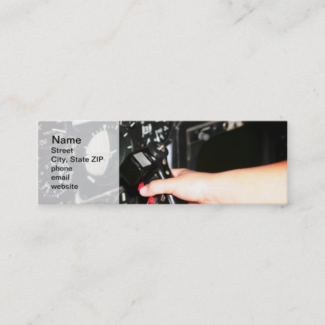 Carte De Visite Mini Contrôle (Devant)