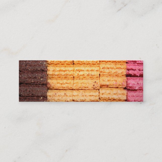 Carte De Visite Mini Cookies de sucrière (Devant)