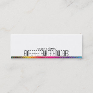 Carte De Visite Mini Couleurs demi-tons