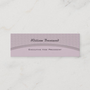 Carte De Visite Mini Courbe grise pâle