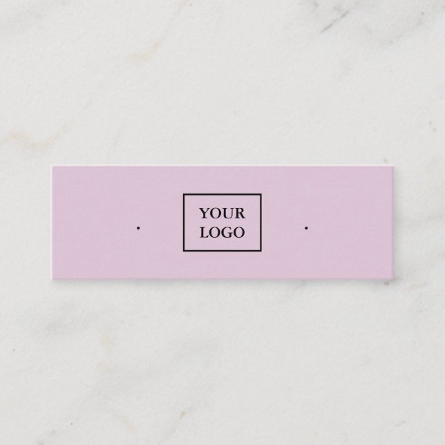 Carte De Visite Mini Créer votre écoute de logo personnalisée (Devant)