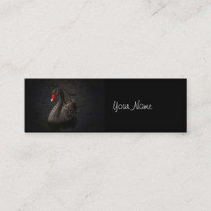 Carte De Visite Mini Cygne noir