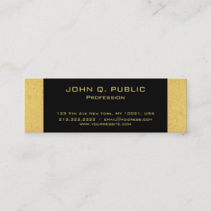 Carte De Visite Mini Design minimaliste Professionnel Moderne Perle Fin