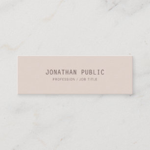 Carte De Visite Mini Design minimaliste tendance créative Modèle modern