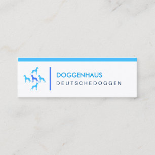 Carte De Visite Mini Deutsche Doggen Visitenkarten