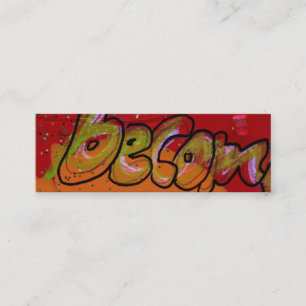 Carte De Visite Mini "Devenu "