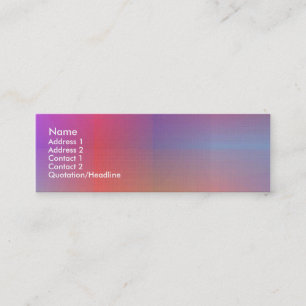 Carte De Visite Mini Dusky Color III