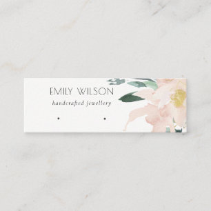 CARTE DE VISITE MINI EAU FLORALE DOUCE BLUSH GOLD EARROR ÉCRAN