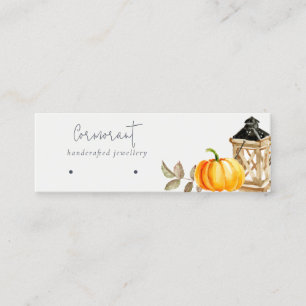 Carte De Visite Mini Écran d'oreille bouclage Citrouille automne