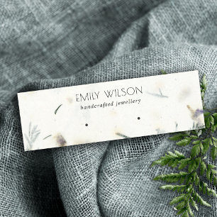 Carte De Visite Mini Écran d'oreille Foliage papier fait main
