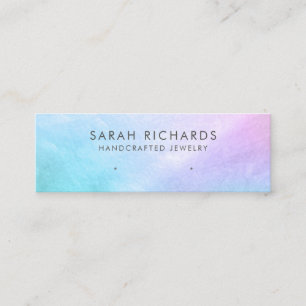 Carte De Visite Mini Écran Pastel Mother Pearl Chic Shell