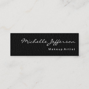 Carte De Visite Mini Effet Cuir Nettoyant Simple Moderne