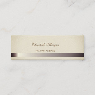 Carte De Visite Mini Élégant de style professionnel Pailleté