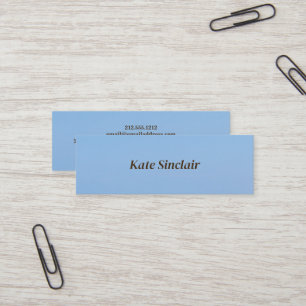 Carte De Visite Mini Élégant minimaliste Moderne Design élégant Mini Mi