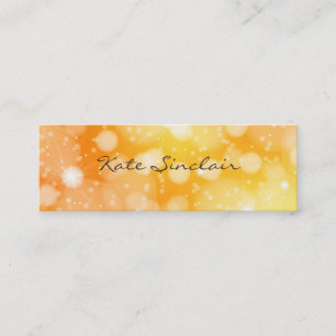 Carte De Visite Mini Élégant minimaliste moderne élégant Mini