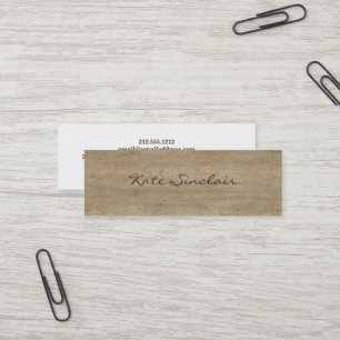 Carte De Visite Mini Élégant Minimaliste Moderne Style Mini