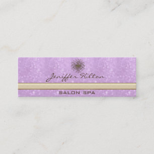 Carte De Visite Mini Élégant professionnel chic dandelion