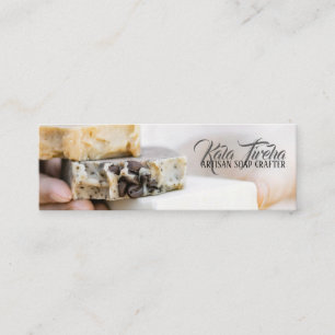 Carte De Visite Mini Élégant Raw Organic Soap Maker
