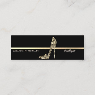 Carte De Visite Mini Élégants Talons Hauts Diamantés pour Professionnel