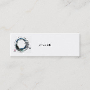 Carte De Visite Mini Énergie de zen, Enso