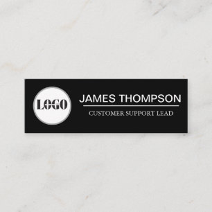 Carte De Visite Mini Équipement de logo personnalisé pour l'employé de