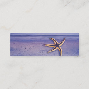 Carte De Visite Mini Étoiles de mer sur la plage