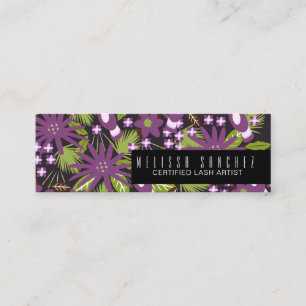 Carte De Visite Mini Eyelash Extensions Artiste maquillage Artiste Trop