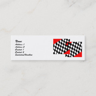 Carte De Visite Mini Fan d'emballage