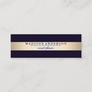 Carte De Visite Mini Faux Gold Foil moderne